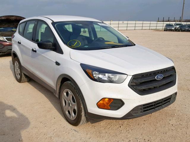 1FMCU0F78KUA18310 - 2019 FORD ESCAPE S WHITE photo 1