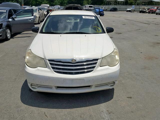 1C3LC46K68N188269 - 2008 CHRYSLER SEBRING LX WHITE photo 9