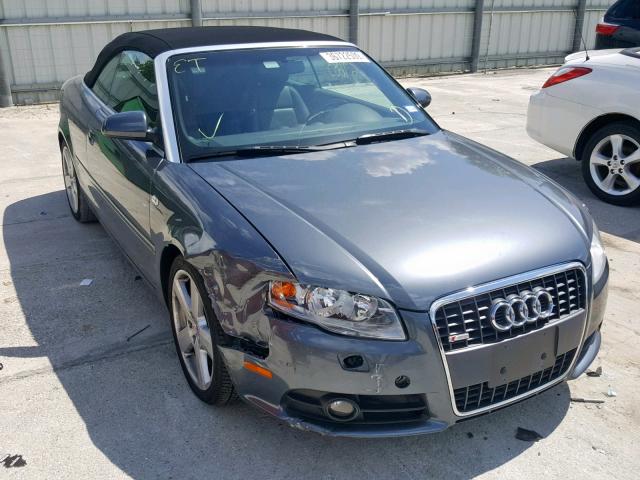 WAUBF48H97K014273 - 2007 AUDI A4 S-LINE GRAY photo 1