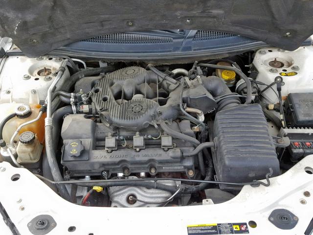 1C3EL65R15N503624 - 2005 CHRYSLER SEBRING LI WHITE photo 7