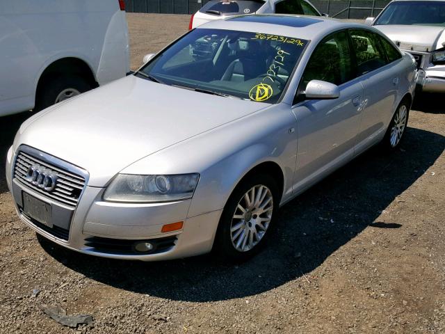 WAUDH74F66N163780 - 2006 AUDI A6 3.2 QUA SILVER photo 2