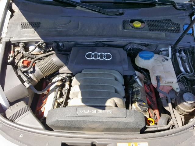 WAUDH74F66N163780 - 2006 AUDI A6 3.2 QUA SILVER photo 7