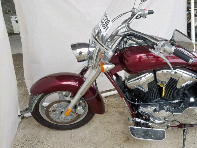 JH2SC6676BK100271 - 2011 HONDA VT1300 CT BURGUNDY photo 5