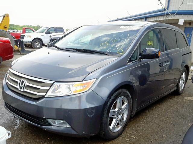 5FNRL5H90CB029549 - 2012 HONDA ODYSSEY TO GRAY photo 2