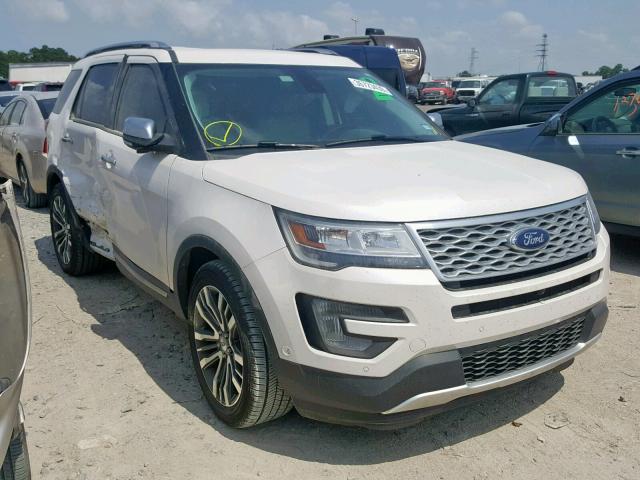 1FM5K8HTXHGE27147 - 2017 FORD EXPLORER P WHITE photo 1