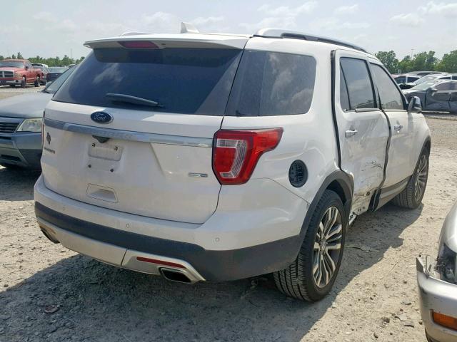 1FM5K8HTXHGE27147 - 2017 FORD EXPLORER P WHITE photo 4