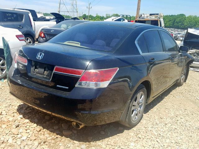 1HGCP2F69CA063890 - 2012 HONDA ACCORD SE BLACK photo 4