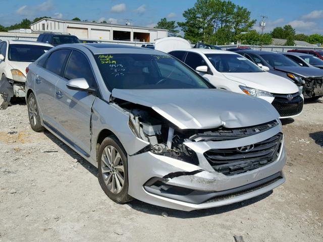 5NPE34AF5HH477805 - 2017 HYUNDAI SONATA SPO SILVER photo 1