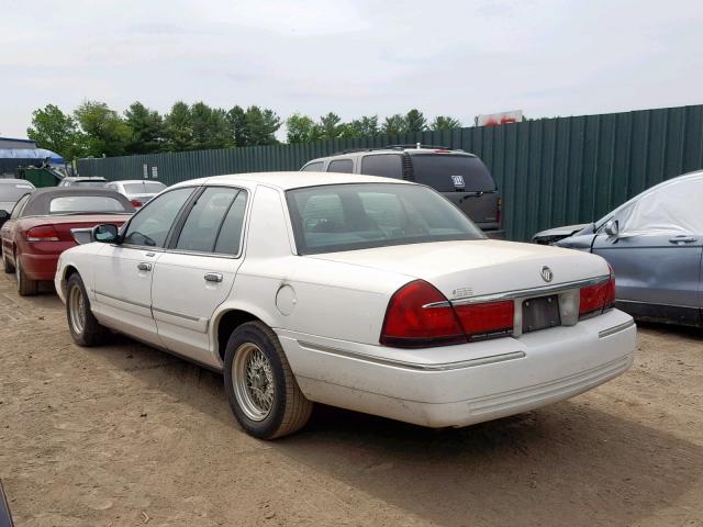 2MEFM74W4XX623766 - 1999 MERCURY GRAND MARQ WHITE photo 3