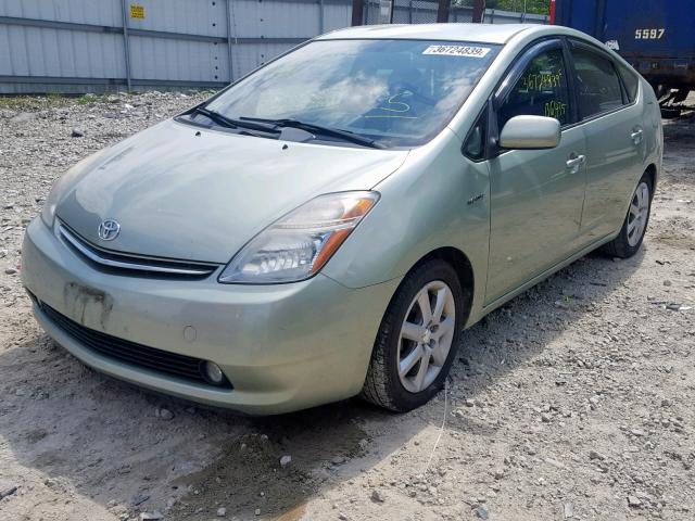 JTDKB20U397849934 - 2009 TOYOTA PRIUS GREEN photo 2