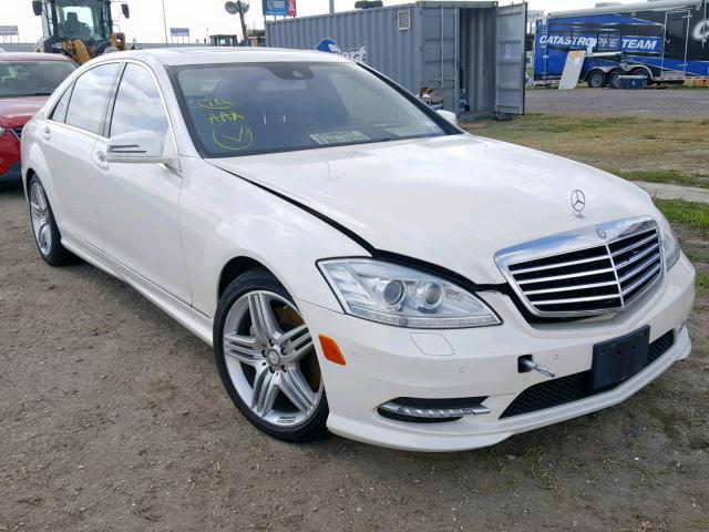 WDDNG7DB9DA499781 - 2013 MERCEDES-BENZ S 550 WHITE photo 1