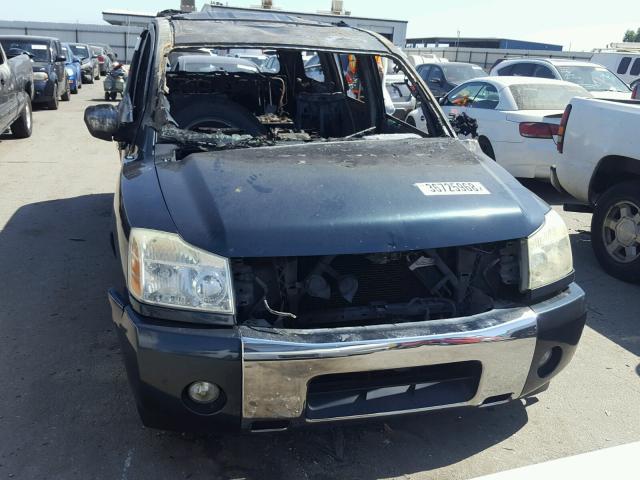 5N1AA08A85N727813 - 2005 NISSAN ARMADA SE GREEN photo 10