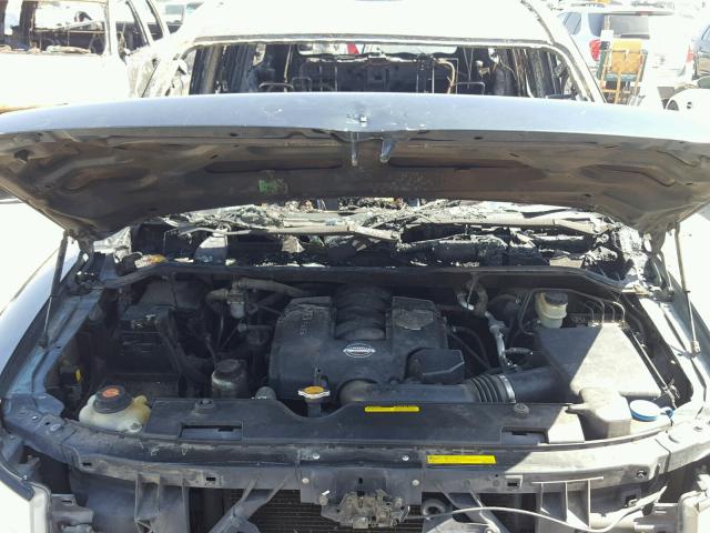 5N1AA08A85N727813 - 2005 NISSAN ARMADA SE GREEN photo 7