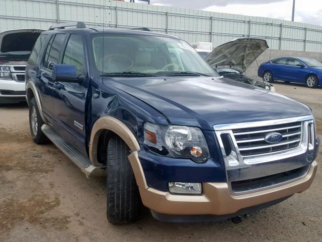 1FMEU64E26UB32953 - 2006 FORD EXPLORER E BLUE photo 1