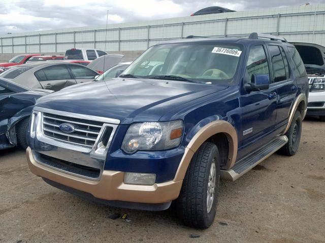 1FMEU64E26UB32953 - 2006 FORD EXPLORER E BLUE photo 2