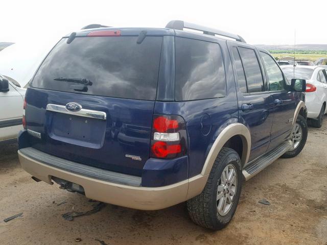 1FMEU64E26UB32953 - 2006 FORD EXPLORER E BLUE photo 4