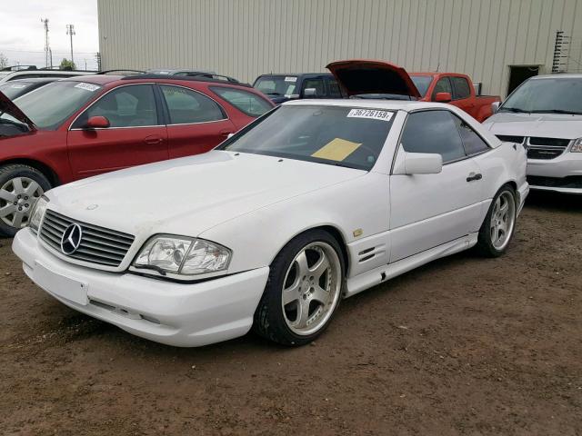 WDB1290671F097748 - 1994 MERCEDES-BENZ SL500R WHITE photo 2