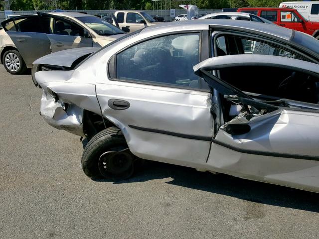 1B3ES26C53D107508 - 2003 DODGE NEON SE SILVER photo 9