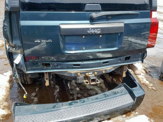 1J8HG48N06C123528 - 2006 JEEP COMMANDER 绿色 照片 9
