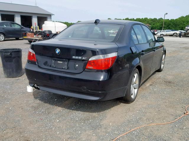 WBANF33537CS40307 - 2007 BMW 525 XI BLACK photo 4