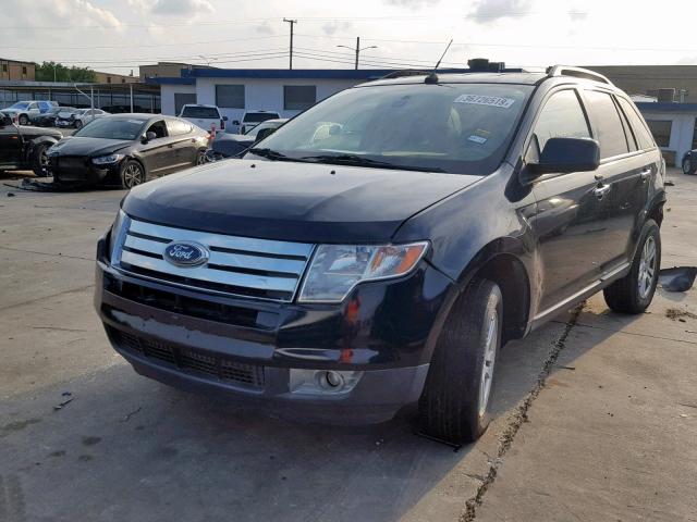 2FMDK48C68BA29817 - 2008 FORD EDGE SEL BLUE photo 2