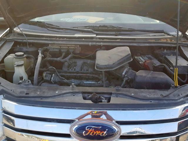 2FMDK48C68BA29817 - 2008 FORD EDGE SEL BLUE photo 7