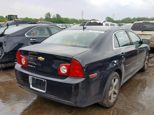 1G1ZC5E13BF382577 - 2011 CHEVROLET MALIBU 1LT BLACK photo 4