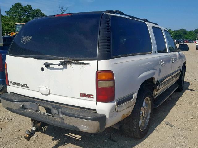 3GKFK16TX1G236667 - 2001 GMC YUKON XL K WHITE photo 4