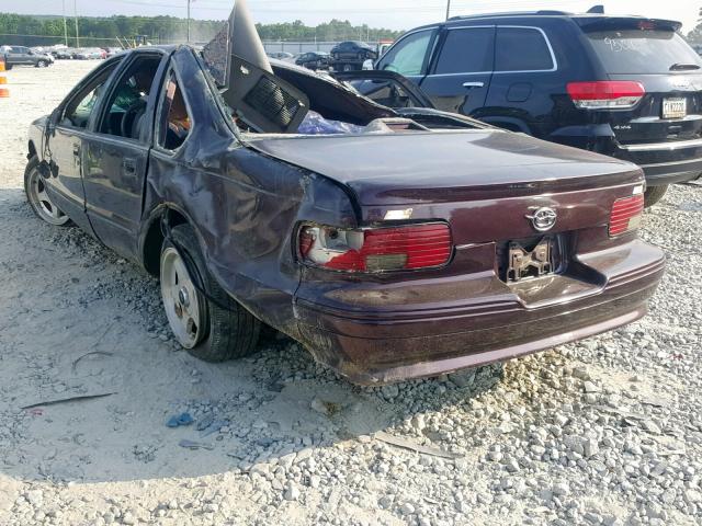 1G1BL52P2SR157253 - 1995 CHEVROLET CAPRICE / BURGUNDY photo 3