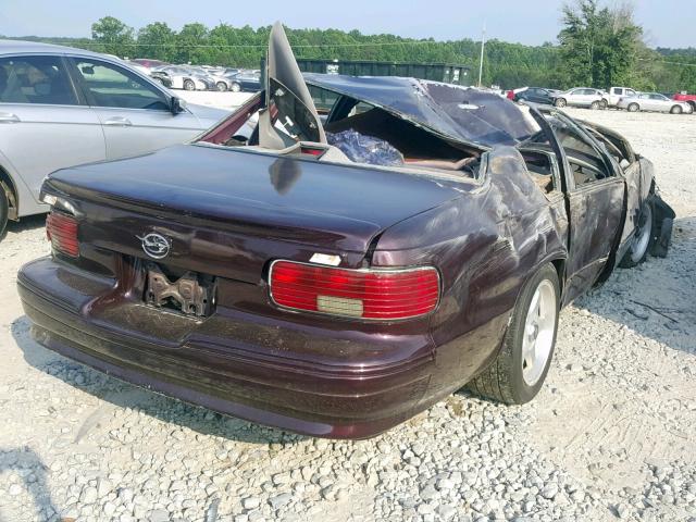 1G1BL52P2SR157253 - 1995 CHEVROLET CAPRICE / BURGUNDY photo 4