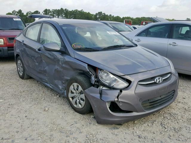 KMHCT4AE3GU070760 - 2016 HYUNDAI ACCENT SE GRAY photo 1