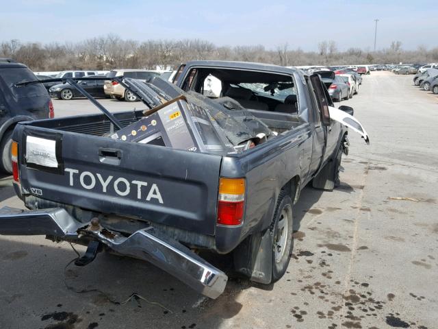 JT4VN13D0N5087663 - 1992 TOYOTA PICKUP 1/2 GRAY photo 4