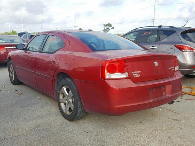 2B3CA3CV0AH286188 - 2010 DODGE CHARGER SX RED photo 3