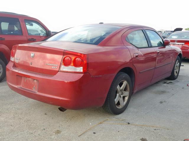 2B3CA3CV0AH286188 - 2010 DODGE CHARGER SX RED photo 4