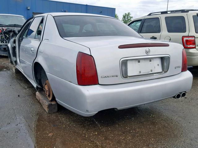 1G6KF54932U151720 - 2002 CADILLAC DEVILLE DT SILVER photo 3