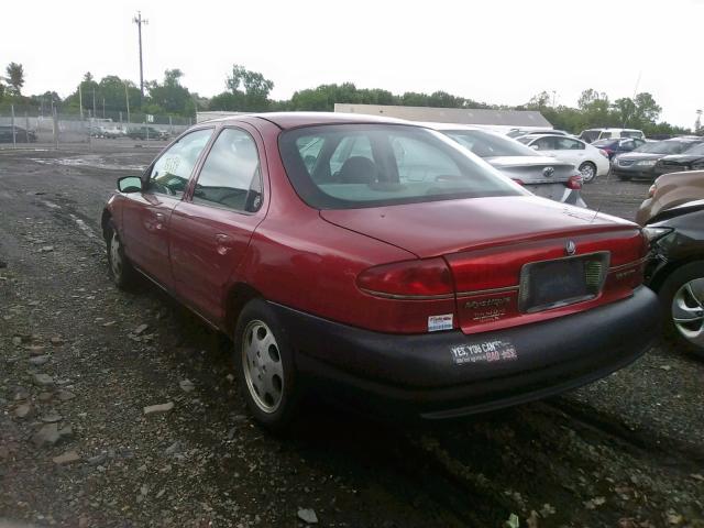 1MEFM6532XK628126 - 1999 MERCURY MYSTIQUE G MAROON photo 3