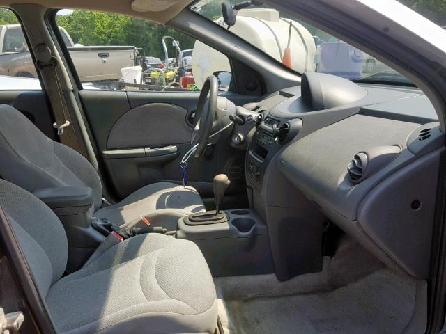 1G8AG52F34Z165826 - 2004 SATURN ION LEVEL SILVER photo 5