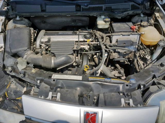 1G8AG52F34Z165826 - 2004 SATURN ION LEVEL SILVER photo 7