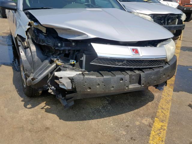 1G8AG52F34Z165826 - 2004 SATURN ION LEVEL SILVER photo 9