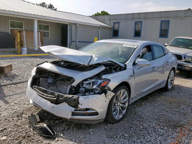 1G4ZR5SS2HU137949 - 2017 BUICK LACROSSE P SILVER photo 2