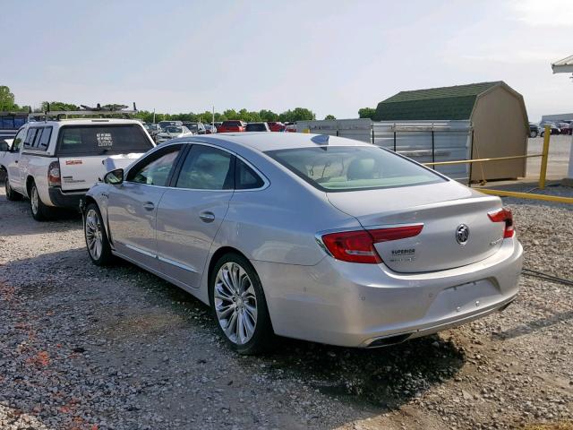 1G4ZR5SS2HU137949 - 2017 BUICK LACROSSE P SILVER photo 3