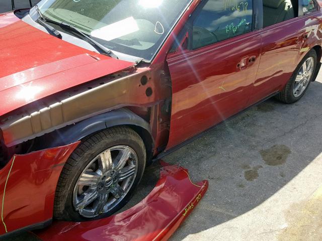 1FAHP25W99G111342 - 2009 FORD TAURUS LIM RED photo 9