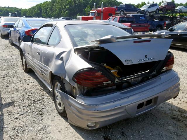 1G2NF12E0YM720880 - 2000 PONTIAC GRAND AM S SILVER photo 3