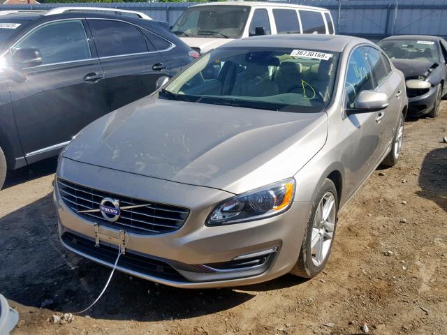 YV1612FS4E2296397 - 2014 VOLVO S60 T5 TAN photo 2