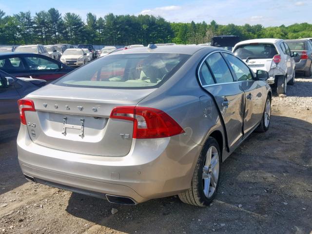 YV1612FS4E2296397 - 2014 VOLVO S60 T5 TAN photo 4