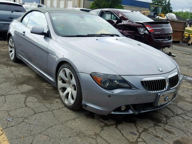 WBAEK73465B324635 - 2005 BMW 645 CI AUT SILVER photo 1