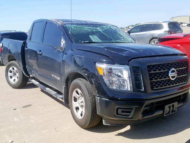 1N6AA1EK6HN517008 - 2017 NISSAN TITAN S BLACK photo 1