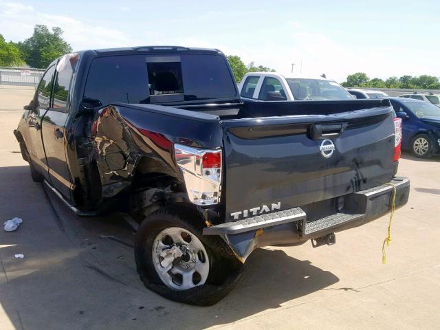 1N6AA1EK6HN517008 - 2017 NISSAN TITAN S BLACK photo 3