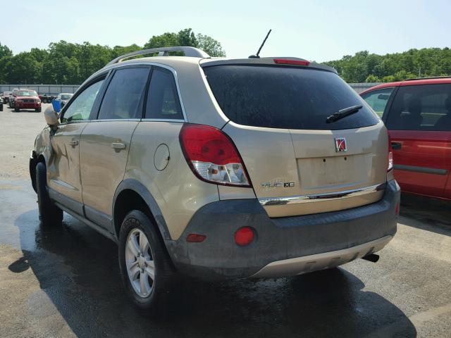 3GSCL33PX8S577660 - 2008 SATURN VUE XE GOLD photo 3