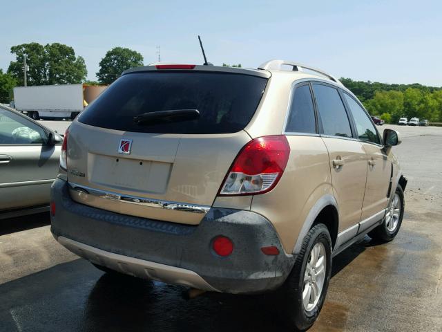 3GSCL33PX8S577660 - 2008 SATURN VUE XE GOLD photo 4